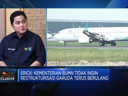 CT Siap Suntik Modal ke Garuda, Ini Kata Erick Thohir