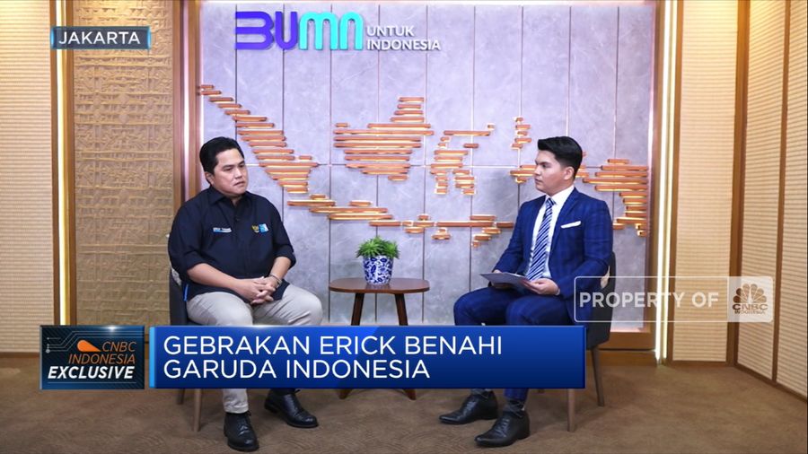 Erick Thohir: Harusnya Garuda Fokus Layani Rute Domestik (CNBC Indonesia TV)