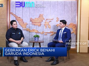 Erick Thohir: Harusnya Garuda Fokus Layani Rute Domestik