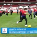 Seru! Sri Mulyani & Delegasi G20 Joging & Makan Kerak Telor