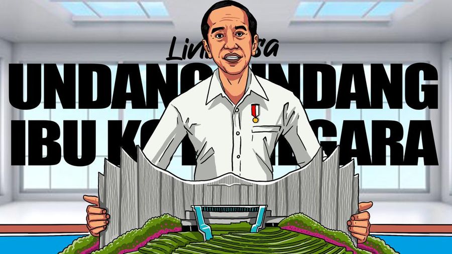 Linimasa Undang-Undang Ibu Kota Negara