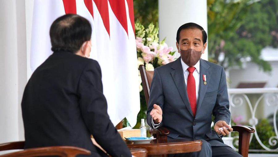 Presiden Jokowi Bertemu Pimpinan ADB di Istana Bogor (Lukas Biro Pers Kepresidenan RI)