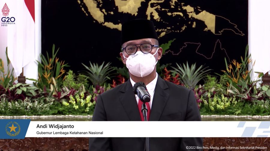 Andi Widjayanto (Tangkapan layar youtube Setpres RI)