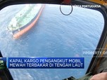 Kapal Kargo Pengangkut Mobil Mewah Terbakar di Tengah Laut