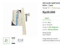 Swab Kit Dijual Bebas, Menkes: Kita Rapikan!