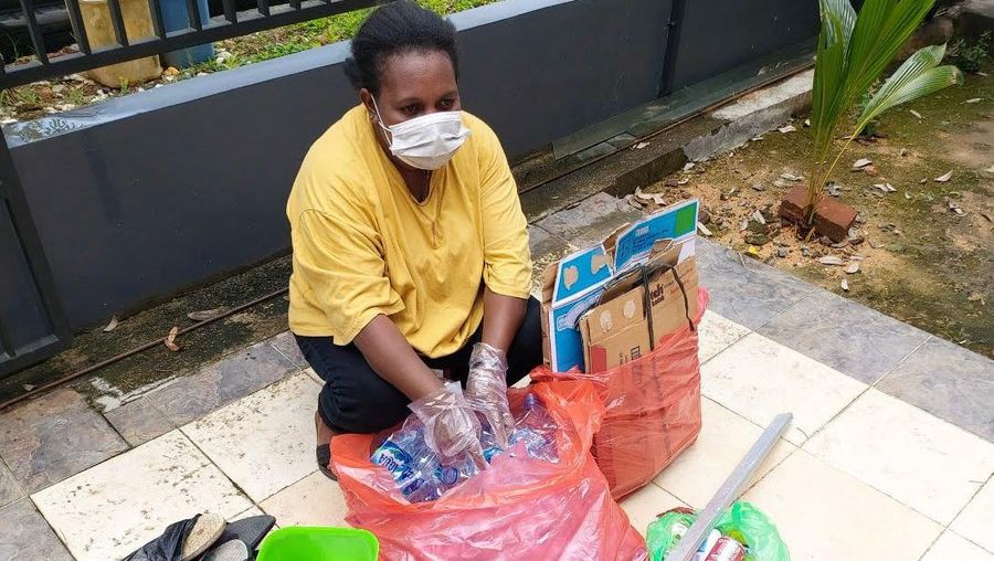 OASE Kabinet Indonesia Maju Kampanyekan Gerakan Pilah Sampah