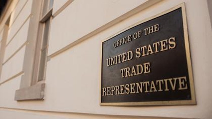 Ilustrasi kantor United States Trade Representative (USTR). AP/