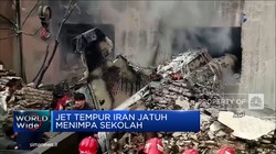 Jet Tempur Iran Jatuh Timpa Sekolah