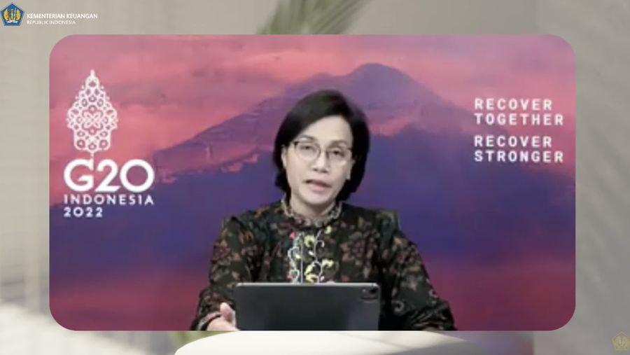 Konferensi Pers APBN KITA Edisi Februari 2022 (Tangkapan layar Youtube Kemenkeu RI)