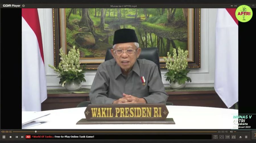 MUSYAWARAH NASIONAL V DPN APTRI (Tangkapan layar Youtube MUNAS APTRI)