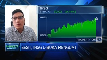 Dibuka Menghijau, IHSG Hari Ini Diproyeksi Menguat Terbatas