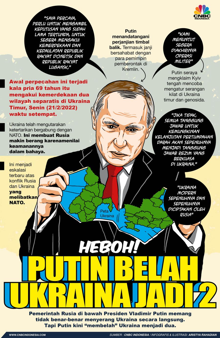 Heboh! Putin Belah Ukraina Jadi 2 Heboh! Putin Belah Ukraina Jadi 2
