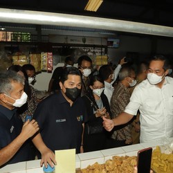 Menteri Erick: UMKM BRI Lokomotif Ekonomi Pro Rakyat