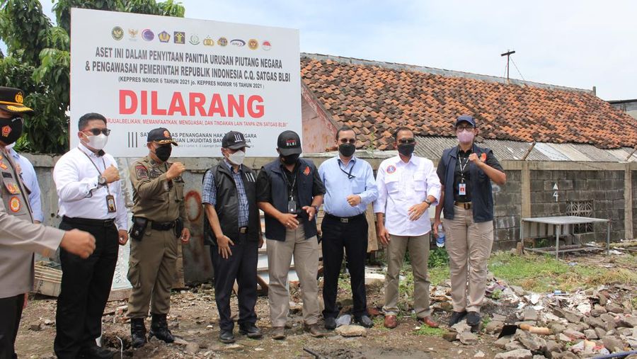 Penyitaan Aset Kaharudin Ongko (Dok: Satgas BLBI)