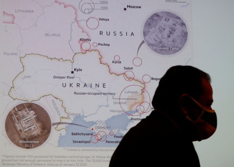 Peta negara Ukraina (REUTERS/KIM KYUNG-HOON)