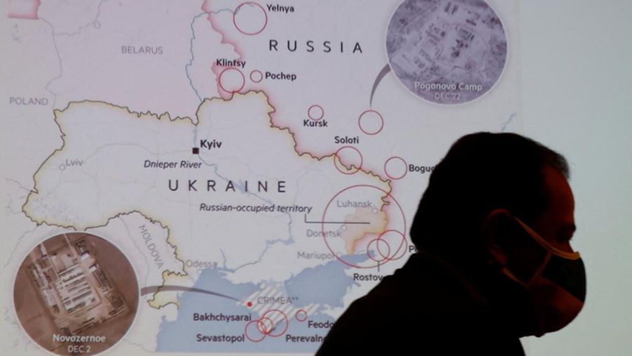Peta negara Ukraina (REUTERS/KIM KYUNG-HOON)