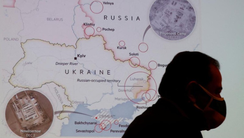 Peta negara Ukraina (REUTERS/KIM KYUNG-HOON)