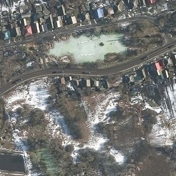 Kepergok Satelit, Ini Penampakan Pasukan Rusia di Ukraina