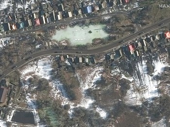 Kepergok Satelit, Ini Penampakan Pasukan Rusia di Ukraina