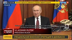 Operasi Militer Putin, Perang Rusia-Ukraina Dimulai