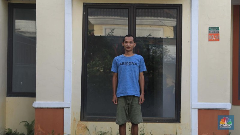 Perumahan di kawasan Ciseeng, Bogor, Jawa Barat. (CNBC Indonesia/Muhammad Sabki)