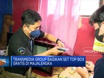 Transmedia Group Bagikan Set Top Box Gratis di Majalengka