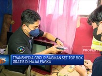 Transmedia Group Bagikan Set Top Box Gratis di Majalengka