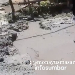 Viral! Beredar Video Semburan Lumpur Usai Gempa M 6,2 Sumbar