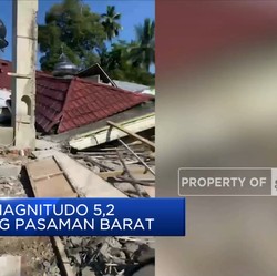 Gempa Magnitudo 5,2 Guncang Pasaman Barat