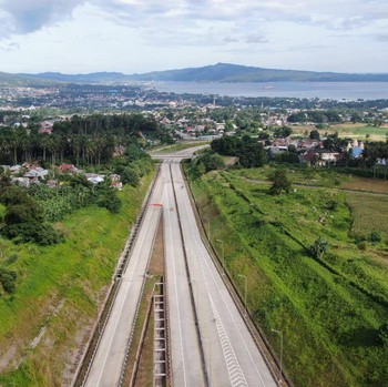 Paling Panjang di Sulawesi, Ini Penampakan Tol Manado-Bitung
