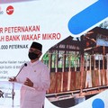 OJK Resmikan Klaster Peternakan Bank Wakaf Mikro
