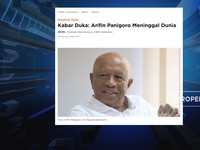Pendiri Grup Medco, Arifin Panigoro Meninggal Dunia