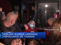 Ribuan Warga Ukraina Mengungsi ke Yunani