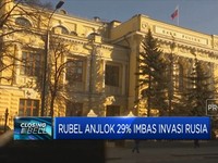 Rubel Anjlok 29% Imbas Serangan Rusia Ke Ukraina