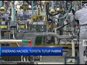 Diserang Hacker, Toyota Tutup Pabrik