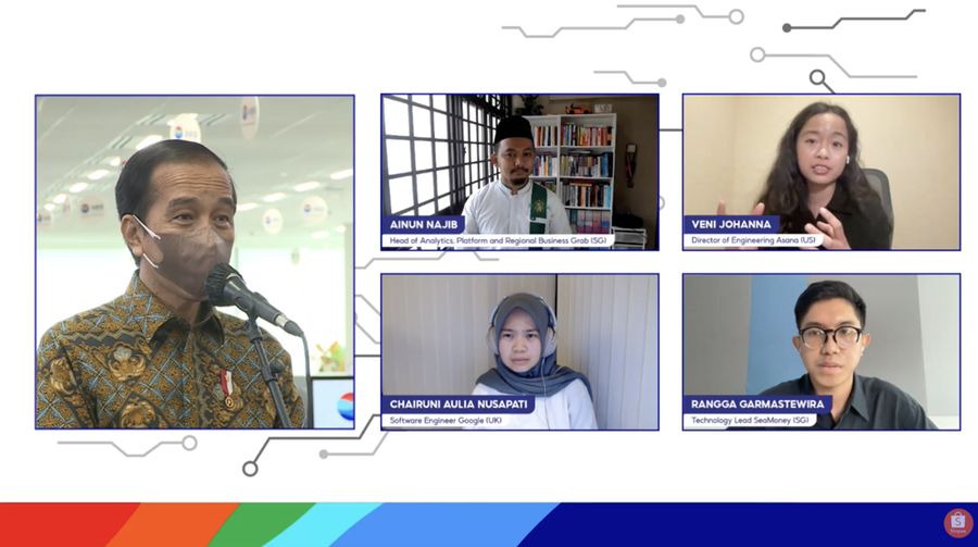 Presiden RI Jokowi di Peresmian Sea Labs Indonesia (Tangkapan Layar Youtube Shopee.Id)