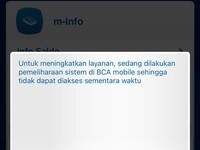 Ini Kata Manajemen Soal Layanan M-BCA dan KlikBCA yang Down