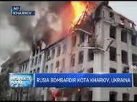 Rusia Bombardir Kota Kharkiv, Ukraina