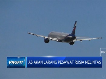 Biden Akan Larang Pesawat Rusia Melintas Wilayah AS