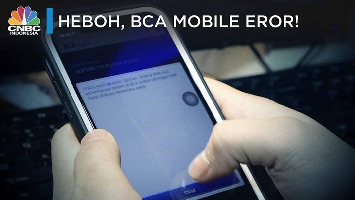 Heboh, BCA Mobile Eror