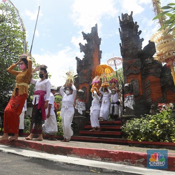 Jelang Nyepi, Begini Khidmatnya Prosesi Tawur Agung Kesanga