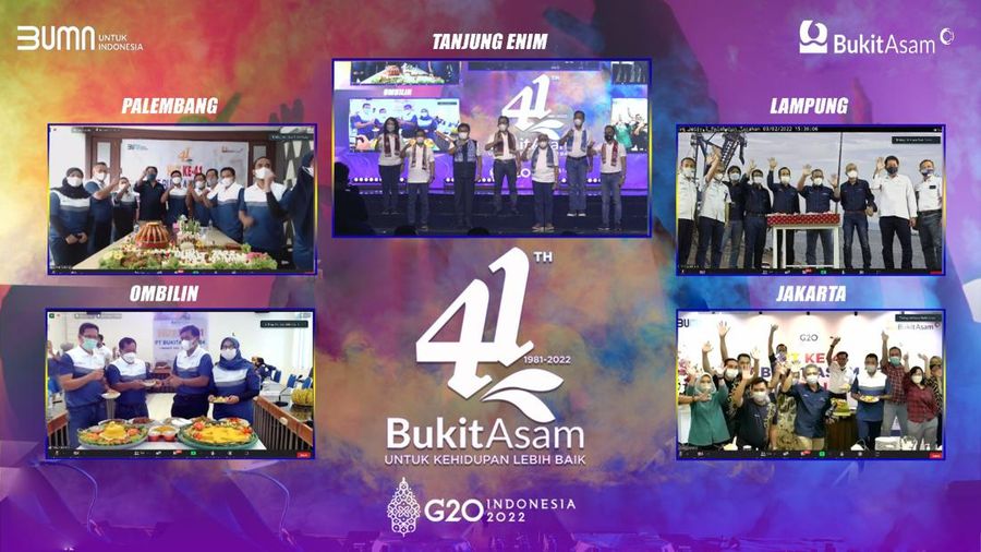 HUT ke 41, Bukit Asam Komitmen untuk Bertransformasi