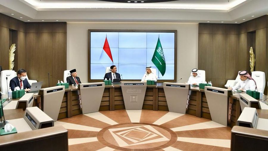Menko Marves Luhut Binsar Pandjaitan melakukan kunjungan kerja ke Arab Saudi. (Doc Komenko Marves)