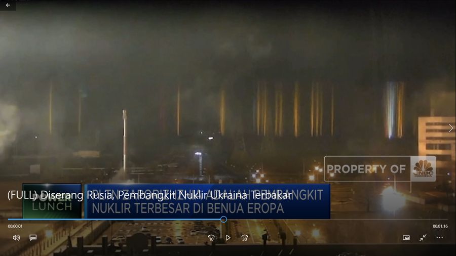 Diserang Rusia, Pembangkit Nuklir Ukraina Terbakar (CNBC Indonesia TV)