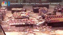 Gedebuk! Dekorasi Plafon Lippo Mall Kemang Timpa Pengunjung
