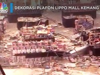 Gedebuk! Dekorasi Plafon Lippo Mall Kemang Timpa Pengunjung