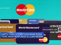 Visa & Mastercard Setop Operasi di Rusia