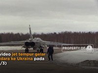Detik-detik Jet Tempur Rusia Bombardir Ukraina