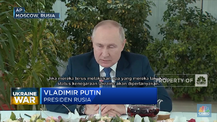 Lagi, Putin Ancam Ukraina akan Kehilangan Status Kenegaraan