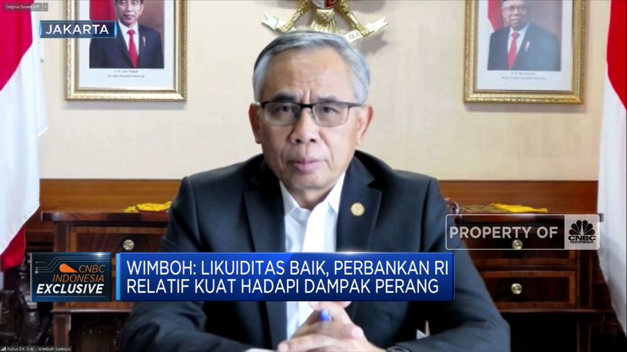 Wimboh Santoso & Respon OJK Hadapi Efek Perang Ukraina (CNBC Indonesia TV)